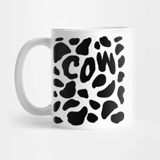 Cow Print Halloween C O W Mug